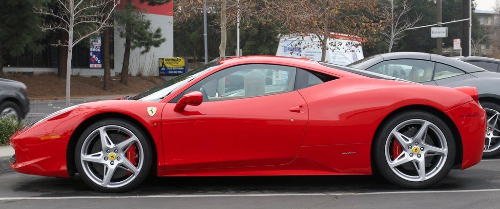 A Ferrari at Concorso Italiano