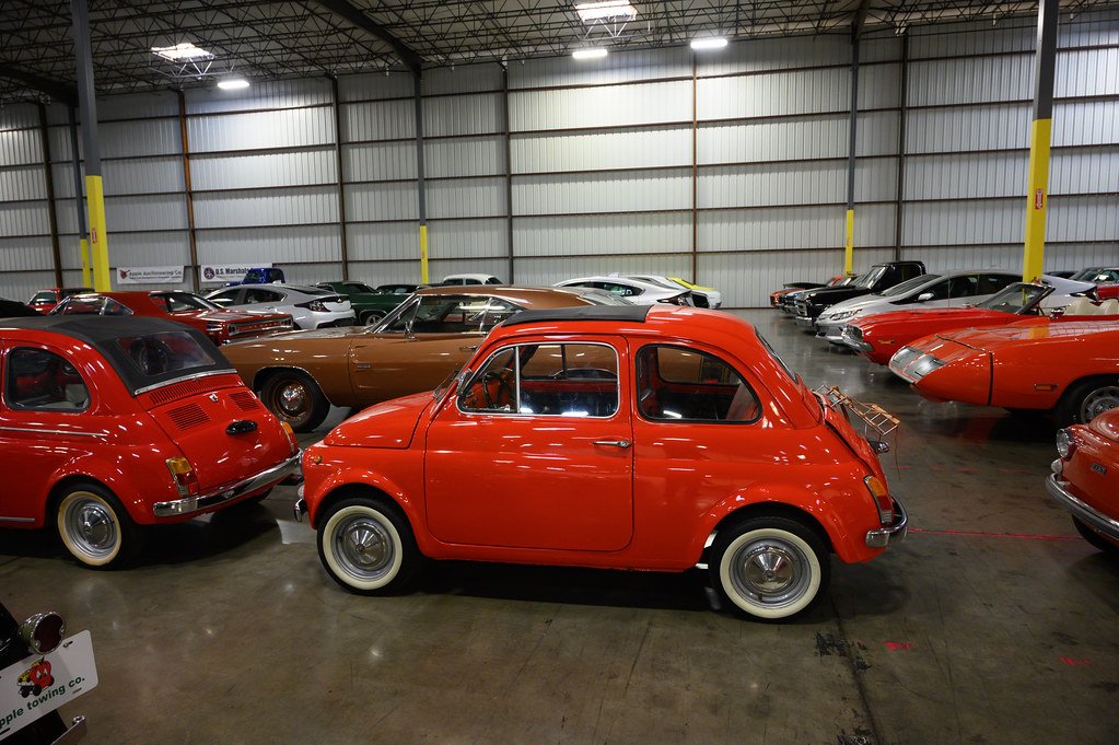 Bidding at a collector car auction