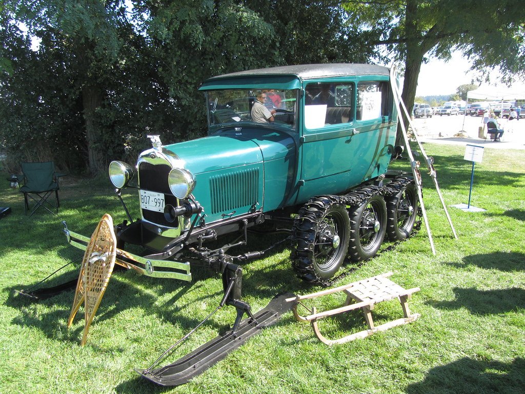 A collector car at auction