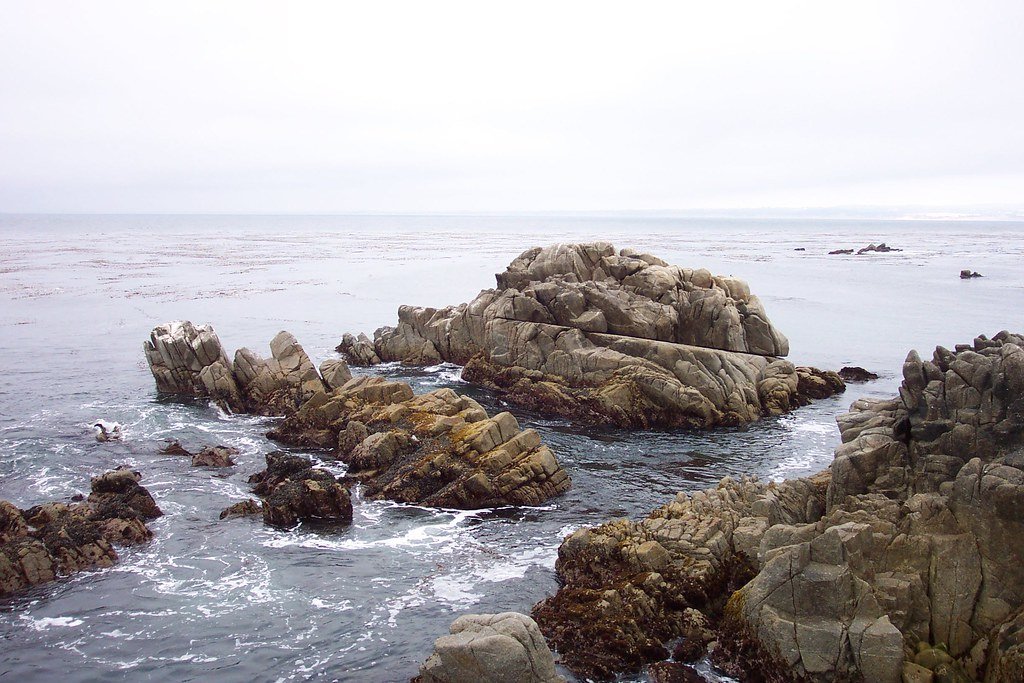 The Monterey coastline